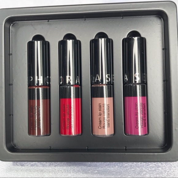 🆕Sephora 4 Pc Mini💋Lip Stain Set🆕 - Picture 6 of 7